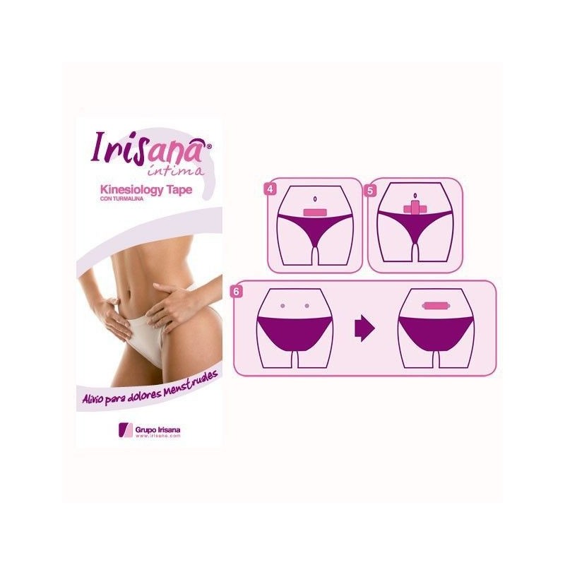 Kinesiology tape Irisana for menstrual cramps