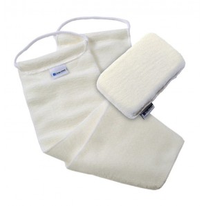 Set da bagno Irisana. fascia e spugna