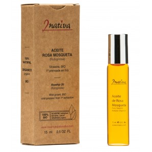 Aceite puro de Rosa Mosqueta, en roll-on de 15ml. Nativa...