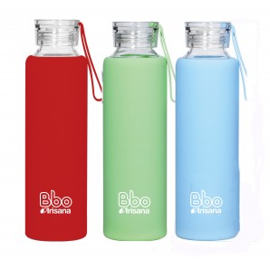 Bottiglia Bbo Irisana in vetro borosilicato e custodia in...