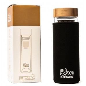 Bbo Irisana double-walled Borosilicate glass infuser with...
