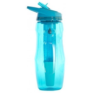 Eine Flasche Tritan Bbo Irisana filtert und kühlt. 946 ml.