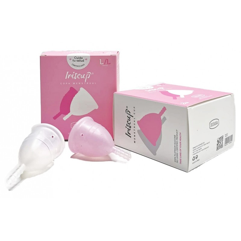 Iriscup menstrual cup two units