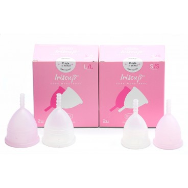 Iriscup Menstruationstasse zwei Einheiten