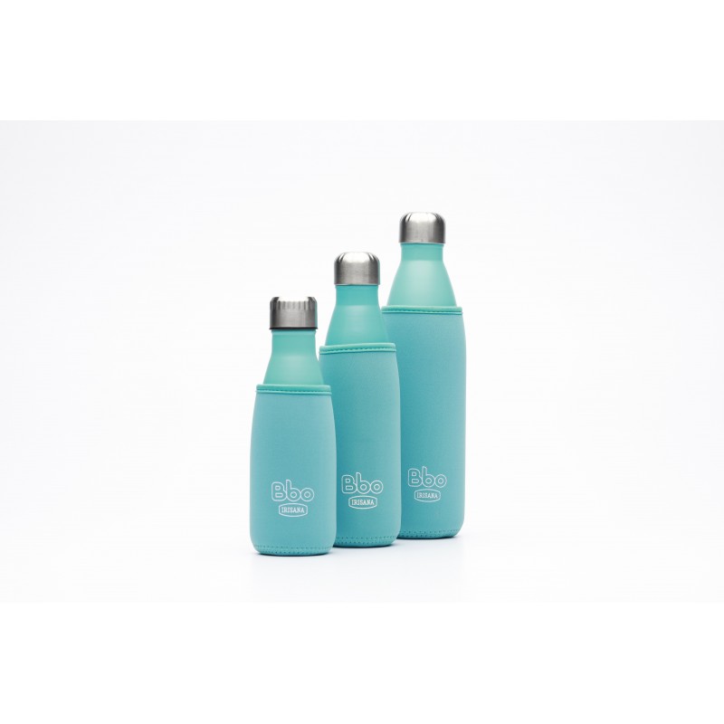 Borraccia in vetro, include custodia in neoprene, 500 ml