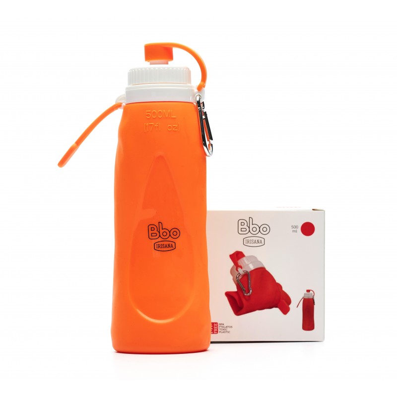 Bbo Irisana Silikon-Klappflasche. 500ml Bbo Irisana Silikon-Klappflasche. 500ml
