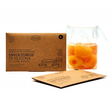 Involucri riutilizzabili in silicone Irisana. 4 unità