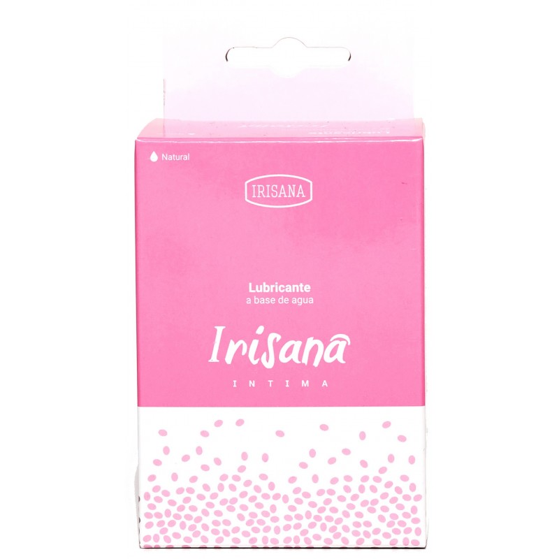 Irisana intimate water-based lubricant. Box of 20 single-dose sachets