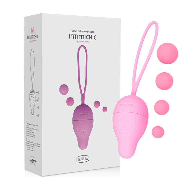 Pelvic floor trainer, with different weights, Intimichic by Irisana intima
