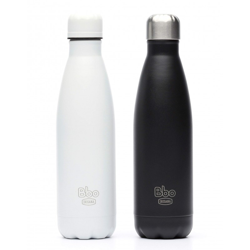 Bbo Irisanathermo reusable bottle, 500 ml. stainless steel, with gift carabiner