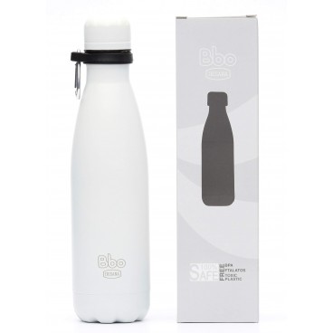 Bbo Irisana Thermos Bottle with Carabiner. Stainless Steel, 500 ml.
