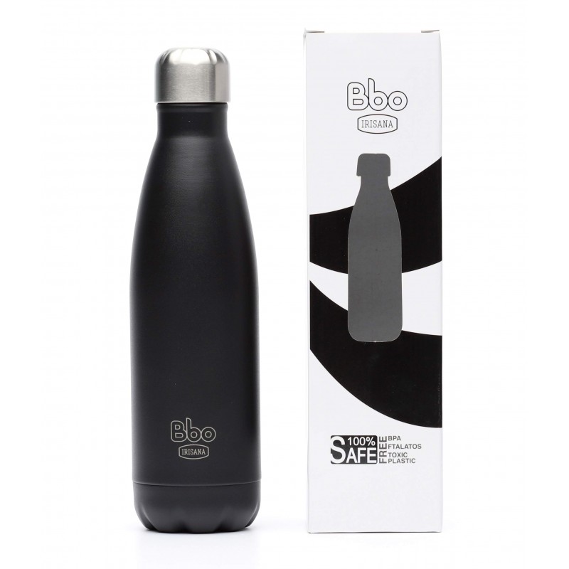 Botella reutilizable Bbo Irisana, acero inoxidable con funda de neopreno  750ml