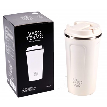 Bicchiere thermos Bbo Irisana. Acciaio inossidabile, 450 ml.