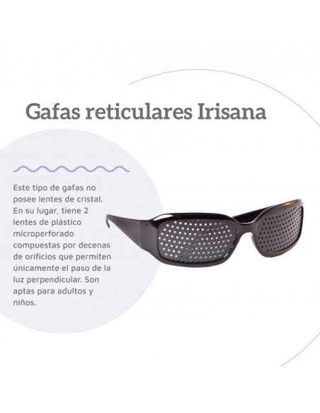 Gafas reticulares de pasta Irisana