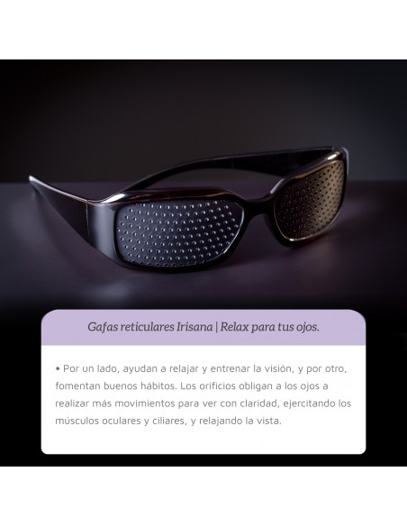 Gafas reticulares de pasta Irisana