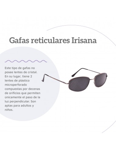 Gafas reticulares Irisana metal