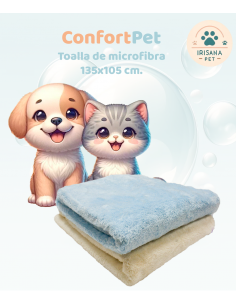 ConfortPet. Toalla de microfibra para mascotas.135x105 cm