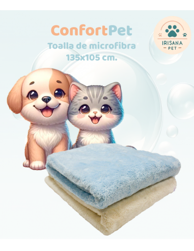 ConfortPet. Microfiber towel for pets. 135x105 cm