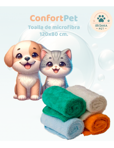 ConfortPet. Asciugamano in microfibra per animali...