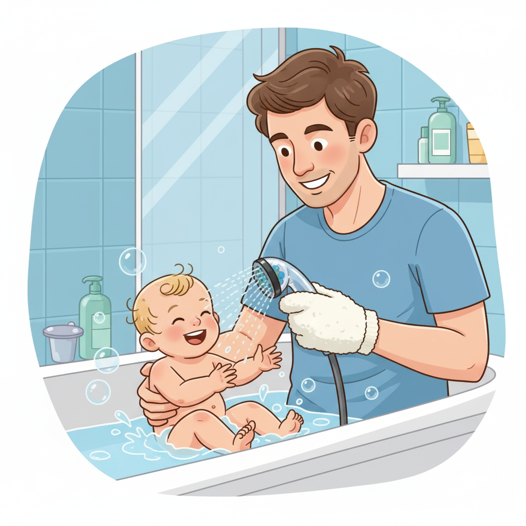 Importance of baby bath