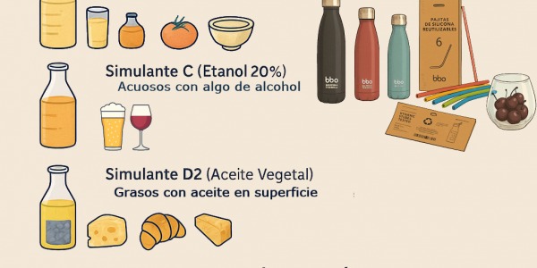 Simulantes alimentarios y ensayos de migración: cómo se garantiza la seguridad de los materiales en contacto con alimentos