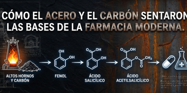 Acero, Carbón y Aspirina: La fascinante historia industrial que conecta tu botella con la medicina moderna